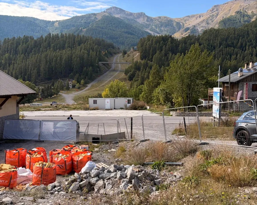 Environnement montagneux du chantier — chantier à Auron